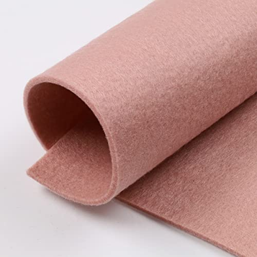 3MM SANT FELTRO Filt Ark Storlek 50x36cm - 39 Färger Tillgängliga - Mycket hög kvalitet - Perfekt för hobby (Rosa Cypria)