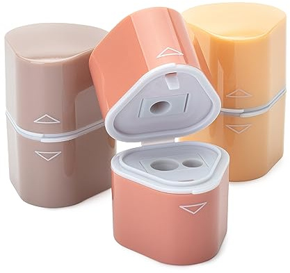 Mr. Pen- 3 Pack Colored Pencil Sharpener, Manual, Handheld