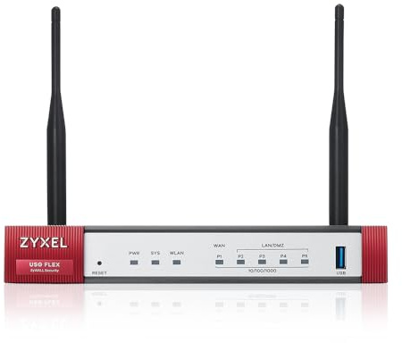 Zyxel USGFLEX50AX ZyWALL VPN Router Firewall di Sicurezza di Rete | Solo Hardware | Wifi 6 | Casa e Piccole Imprese | Fino a 25 Utenti | Opzione Nebula Cloud