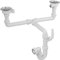 RANGEMESTER WKIT24/ Basket Strainer Waste 89MMx2 for Ceramic NO O/Flow Kit, Chrome