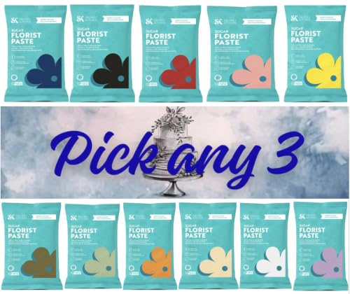 Art Of Cake® Pick Any 3 Squires Kitchen Sugar Florist Paste (SFP)