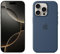 Apple iPhone 16 Pro 1 TB - Titan Natur + Silikon Case mit MagSafe – Denim