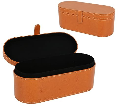 Scatola portaoggetti in pelle PU per Dyson, custodia rigida da viaggio per asciugacapelli ad aria calda, 33,5 x 13,5 x 13 cm, borsa organizer portatile da viaggio per asciugacapelli Dyson Supersonic