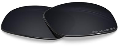 BLAZERBUCK Anti-salt Polarized Replacement Lenses for Oakley Si Ballistic Det Cord OO9253 - Black