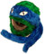 FunnyRiders Motorradhelm Überzug Plüsch Helmüberzug Motorrad - Lustig Motorrad Helm Überzug - Helmüberzug Motorradhelm - Hochwertiger Stoff-Cover Helm Deko