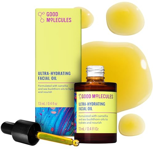 Good Molecules Ultra-Hydrating Facial Oil, Face Oil for Dry Skin, 13 ml