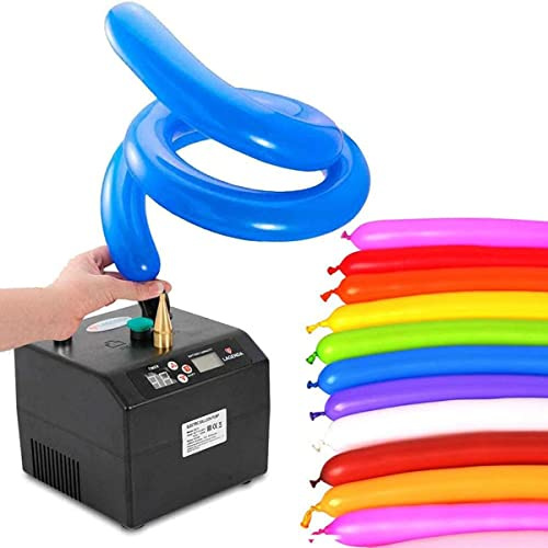 Pompa Elettrica Gonfiatore per Palloncini Portatile Automatico Professionale con Batteria del Timer per La Decorazione di Even