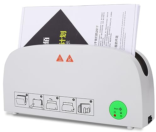 Elektrische Heißklebebindung, ideal für Fotoalben, Berichte und Dokumente – Schnelle Bindung in 1 Minute, maximale Dicke von 33 mm – A4-Bindeset im Lieferumfang enthalten