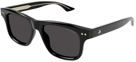 Montblanc Herren Mb0319s Sunglass Man Recycled Acetate Sonnenbrille, bunt