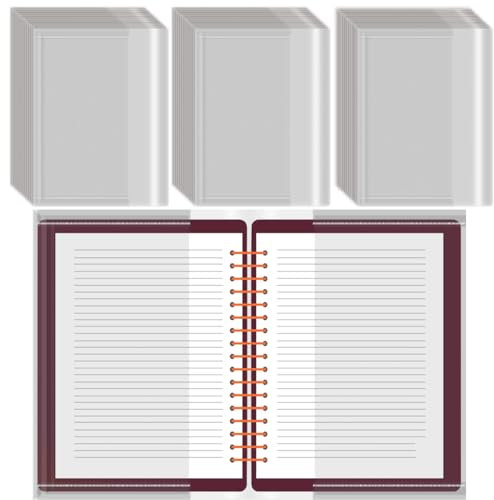 Buchumschlag A4 transparent,20 Stück Heftumschläge A4 Transparent,Buchhülle & Umschlag durchsichtig für Schulbücher,Wasserdichte Buchhülle für Das Home Office Der Schule