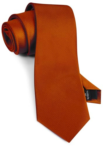 Gusleson Classic 3.15（8cm） Men's Solid Color Necktie Wedding Business Tie + Gift Box