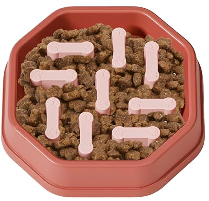 Dog Food Bowl Slow Feeder,Anti-choking Bowl Feeder | Slow Down Eating Dishes,for Dogs Puppy Pet Cat Water Feeding Eating Small Large Medium Breed