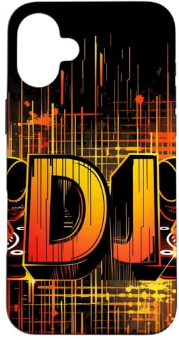 Diseño de DJ y Artista con Auriculares y Tocadiscos. Carcasa para iPhone 16 Plus
