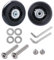 Ersatz Rollen für Koffer Gummi Rollen Räder Ersatz Wheels Rad für Trolley Samsonite Hartschalenkoffer Rollen mit kugellager Ersatzteile, Reparatur Set