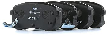 VALEO - Plaquettes de frein First - 301706 - Jeu de 4 plaquettes - Essieu arrière - Entièrement équipés avec accessoires montés