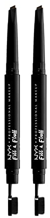 NYX PROFESSIONAL MAKEUP Fill & Fluff Eyebrow Pomade Pencil - Espresso (Pack Of 2)