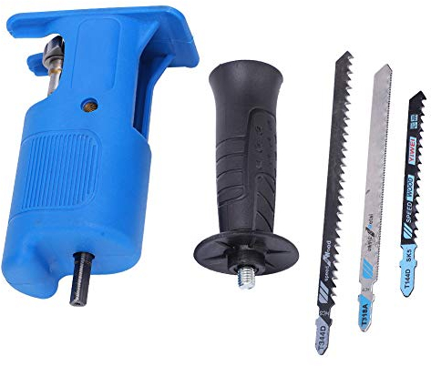 Scie Sabre électrique Scie Sauteuse Outils de Tronçonneuse à Bois pour Perceuse électrique, pour Coupe du Bois Métal, Diamètre de Bielle 8 mm