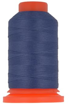 Bobine fil mousse polyester 1000m fabriqué en France pour surjeteuse bleu marine