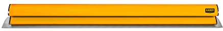 HARDY WORKING TOOLS Gipsspachtel 100 cm - Flächenspachtel aus Rostfreiem Stahl - Spachtel Werkzeug - Japanspachtel - Wandwerkzeuge - Malerspachtel - Profi Fassadenspachtel zum Spachteln, Verputzen