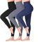 SINOPHANT High Waisted Leggings for Women, Buttery Soft Elastic Opaque Tummy Control Leggings, Plus Size Workout Gym Yoga(Black/Navy/Grey,XXL)
