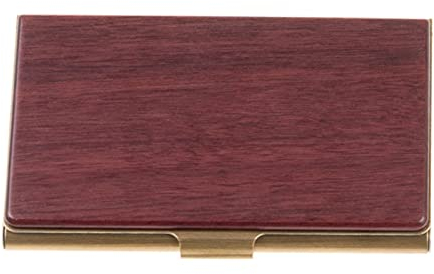 Aintap Visitenkartenhalter aus Holz – Stilvolles Kartenetui für Männer – Visitenkartenbox – Geldbörse für Profis