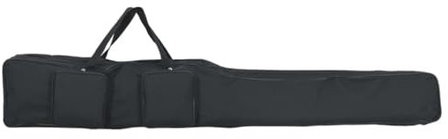 vidaXL Angelrutentasche Schwarz 160 cm Oxford-Gewebe, Angeltasche, Tragetasche Angelruten, Fischertasche, Rutentasche, Anglertasche, Angelruten Tasche