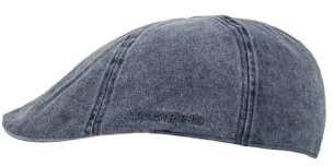 Scippis Chilla Cap – Gorra deslizadora de algodón 100% con aspecto desgastado | Gorra plana ligera y transpirable con banda elástica para el sudor | Unisex y versátil combinable, azul, L-XL
