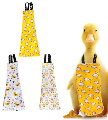 en canard | caneton vêtements de poulet volaille, anti | fuite lavables fournitures pour poules de volaille