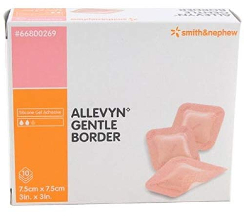 Smith & Nephew Set de 10 Pansement Hydrocellulaire Siliconé 12,5 cm x 12,5 cm