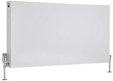 Milano Mono White Type 21 Horizontal Double Flat Panel Plus Convector Radiator - 600mm x 1200mm