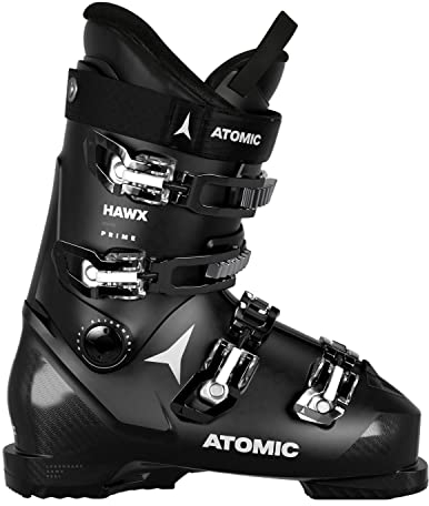 ATOMIC HAWX PRIME W Skischuhe Frauen - Größe 27/27.5 - Alpin-Skischuh in Schwarz - Boots mit 3D Knöchel & Ferse für präzisen Sitz - mittelbreite Skistiefel für Anfänger