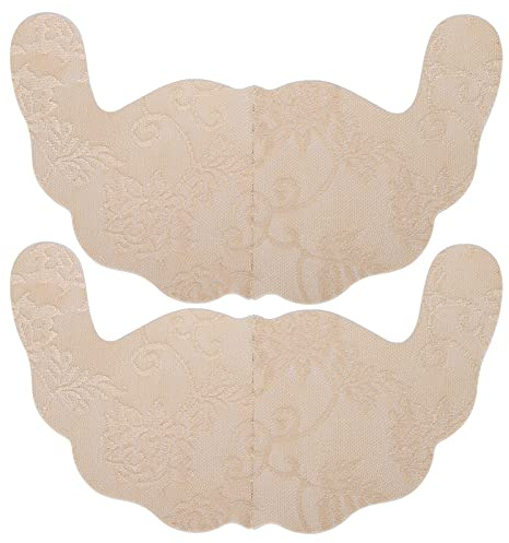Fdit Pasties per il Seno Protezione Invisibile Reggiseno in Pizzo Cuscinetti per Reggiseno Invisibili Adesivi per il Petto Tipo U 1 Paio Indumento Intimo per Reggiseno Cucito (D)