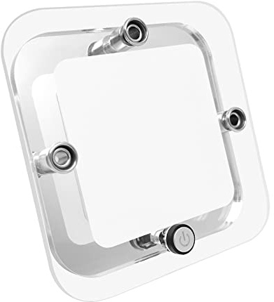 Dream lighting 12v LED Lampe für Wohnmobil, Acryl Modern Design Deckenlampe, 1,8W125LM Warmweiß 3000K 9X9CM, LED Unterbauleuchte Wohnwagen Camper RV Boot Innenbeleuchtung