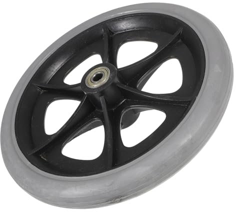 ARTIBETTER 1 Pièce Roue à Bandage Plein Roue De Fauteuil Ensemble De Roulettes Avant De Remplacement Roue Avant De Fauteuil Pneu Avant Invalidité Pneu Solide Petit Plastique