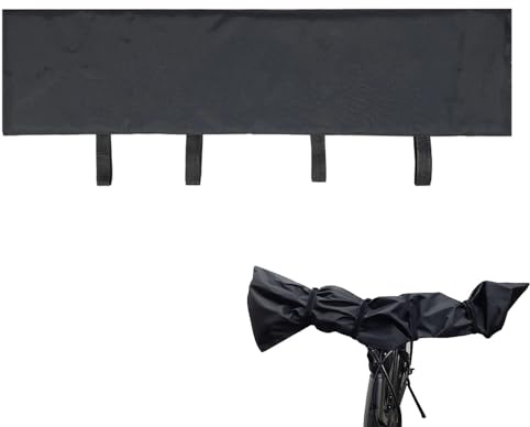 Fafeims Cubierta de Manillar de Bicicleta Protector de Manillar Impermeable a Prueba de Polvo para Ciclistas y Viajeros en Bicicleta