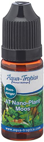 Nano-Plant Moss Liquid Fertiliser for Aquarium Mosses 10 ml for 2000 Litres - Special Fertiliser without Nitrate & Phosphate - For Shrimp & Nano Aquariums - Promotes Moss Growth & Rich Green Mosses