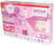 Rayher 69184000 Mega-Bastelset, 1000 Teile, weiß/pink/lila Töne, Bastelset Kinder, Kreativset, Pfeifenreiniger, Pompons, Federn, Wackelaugen, Pailletten, Bastelkleber, basteln Kindergeburtstag, Bunt
