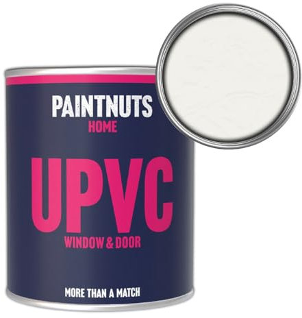 Paintnuts UPVC Window & Door Paint - RAL-9016 - TRAFFIC WHITE Gloss 250ml Tin