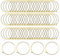 LUMOOM 200 Stück Weinglas Anhänger, 25mm Glasmarkierer aufklappbar, Charm Rings aus Legierung für Trinkgläser, Weinglas Marker für Getränke Glasflasche Dekoration (Gold)