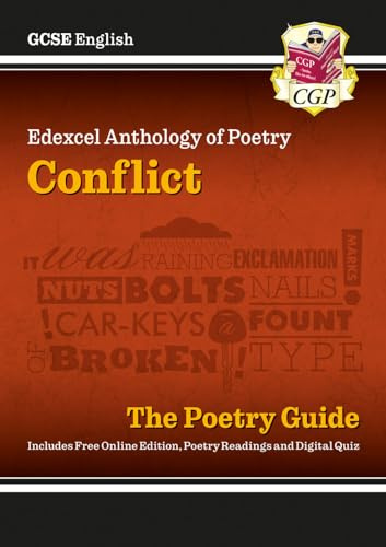 GCSE English Edexcel Poetry Guide - Conflict Anthology includes Online Edition, Audio & Quizzes: for the 2027 and 2028 exams (CGP Edexcel GCSE Poetry)