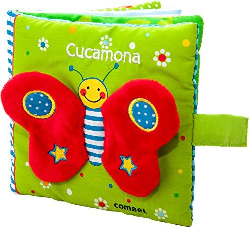 Cucamona – Libro de Tela para Bebés | Juguete Sensorial para Estimular los Sentidos y el Desarrollo Temprano (0-2 Años)