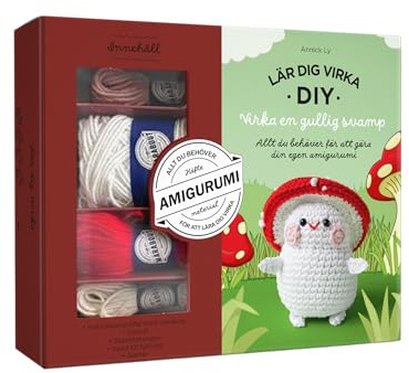 Lär dig virka. Virka en gullig svamp : allt du behöver för att börja virka amigurumi