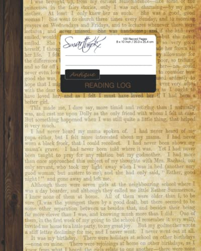 Reading Log: Gifts for Book Lovers (A reading journal with 100 spacious record pages and more in a large soft covered notebook from our Antique Paper range)