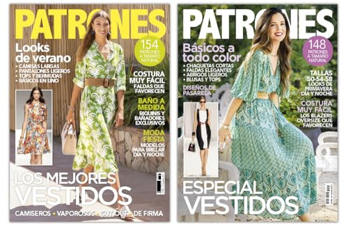 Pack selección vestidos primavera/verano: 2 revistas de Patrones (Cultura y Ocio)