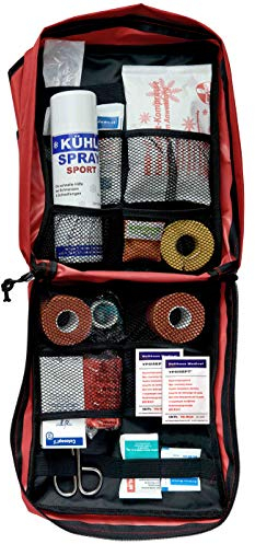 Erste-Hilfe-Rucksack mit Sport-Füllung + DIN 13164 Verbandmaterial