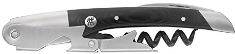 ZWILLING Henckels Sommelier Accessories Klassischer Kellner-Korkenzieher mit Micarta-Griff, Edelstahl