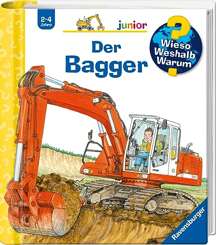 Wieso? Weshalb? Warum? junior, Band 38 - Der Bagger (Sachbuch ab 2 Jahre - mit Klappen) (junior, 38)