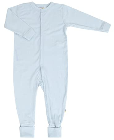 Joha Kinder Schlafanzug aus Merinowolle, Gr. 92, Blau