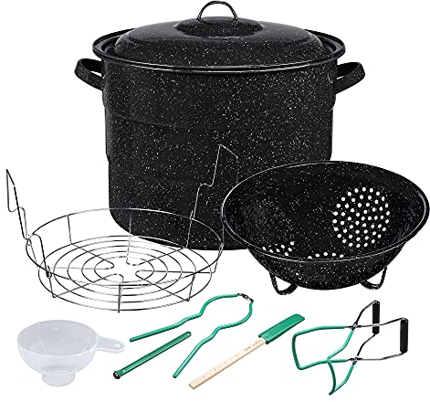 Granite Ware Enamel-on-Steel Canning Kit, 9-Piece