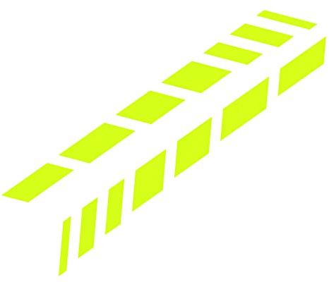 Foliatec - Pegatina Auto Shades, 77 x 9 cm, Set de 2
